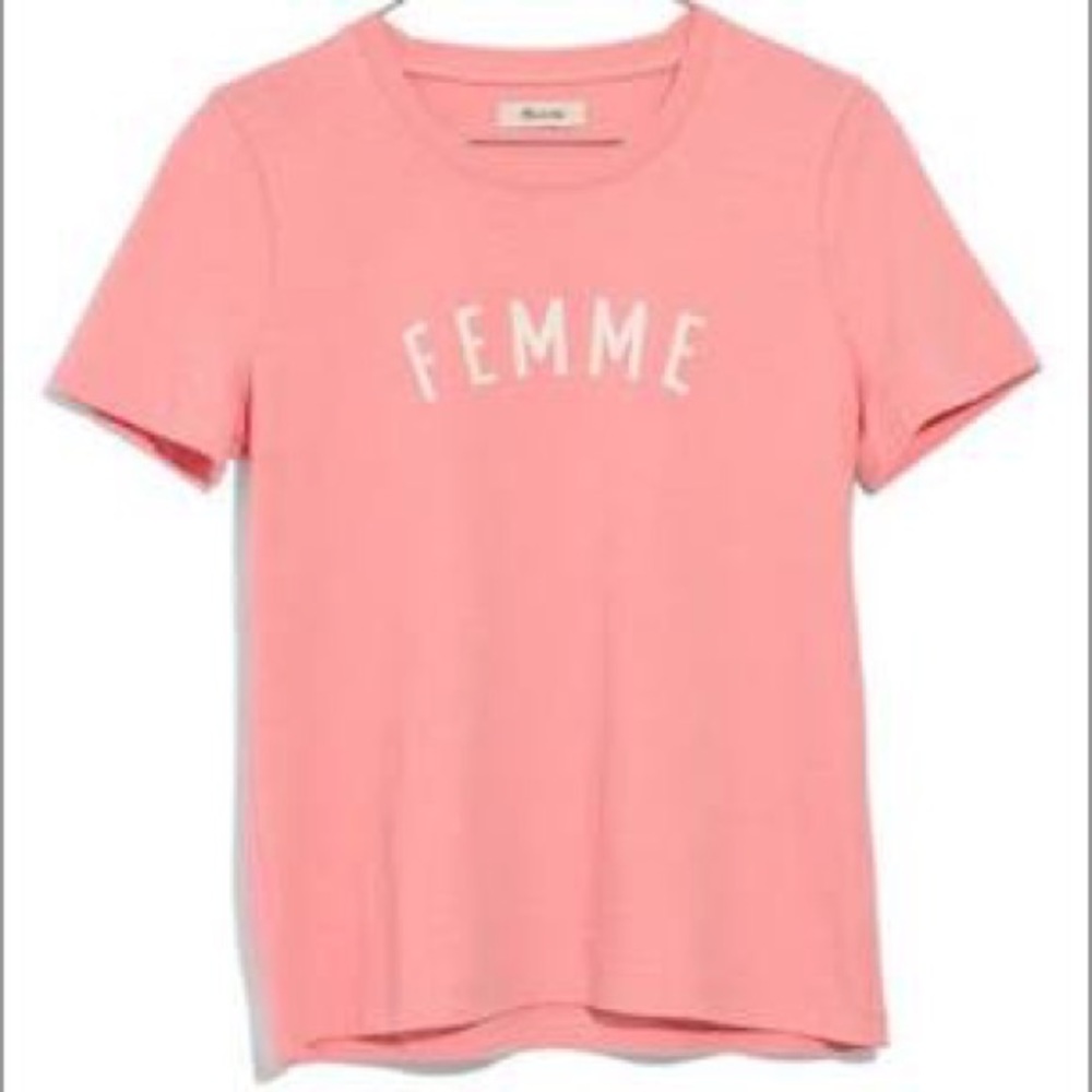 Madewell Pink Femme Tee
